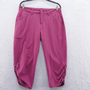 Eddie‎ Bauer Womens Size 10 Capris Purple Outdoor Hiking Cropped Pants